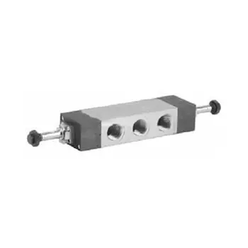Распределитель пневматический 412/2.53.31.0.0.M2 с электромагнитным управлением 5/3 ЗЦ, 3300 нл/мин Pneumax