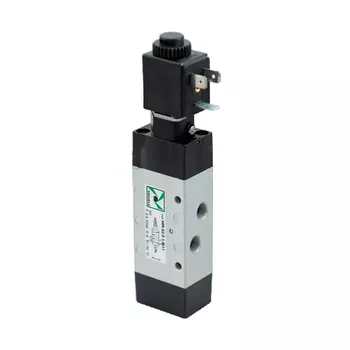 Распределитель пневматический 488.52.0.1.M11 с электромагнитным управлением 5/2, 620 нл/мин Pneumax