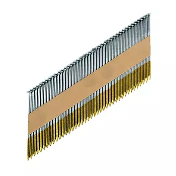 Реечные гвозди 34 градуса (F-D34) 3.05x90 мм ER ершеные оцинкованные / 2500шт // Fixpistols