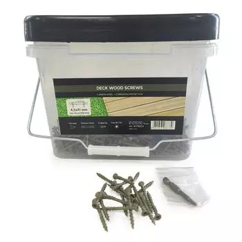 Саморезы DECK WOOD SCREWS 41X4.2мм C4 T20 1750шт