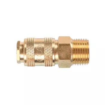 Соединение быстросъем. МАМА х нар. резьба 3/8' (латунь) ЕСО (AB-F/MT38)