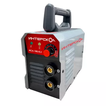 Сварочный аппарат Интерскол ИСА180/8,2 для инверторный ручной электродуговой сварки ММА