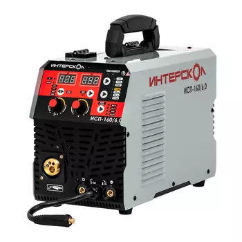 Сварочный аппарат Интерскол ИСП160/6,0 для инверторный ручной электродуговой сварки ММА