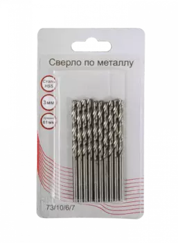 Сверло по металлу 3 мм, HSS