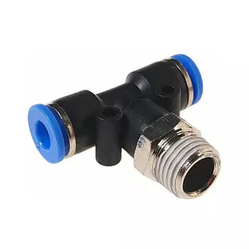 Тройник с цанговым зажимом и резьбой Festo QST-1/8-6 (10 шт.) [153107]