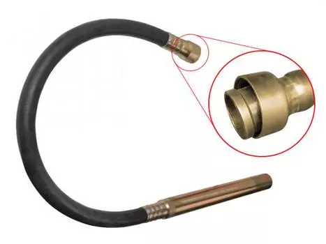 Вал гибкий 3 м в сборе с вибронаконечником 35 мм для вибратора CV 1512/CV 2012 (VR305000013) (WORTEX)