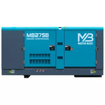 Винтовой дизельный компрессор Master Blast MB-275В-7 на раме