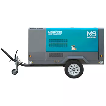 Винтовой дизельный компрессор Master Blast MB-1600D-17 на шасси