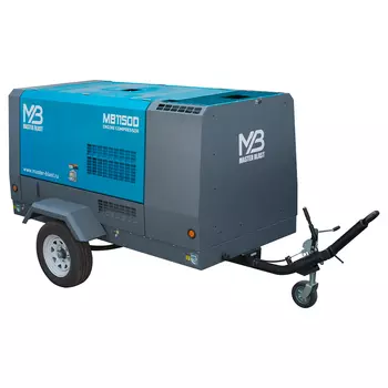Винтовой дизельный компрессор Master Blast MB-1150D-30 на шасси
