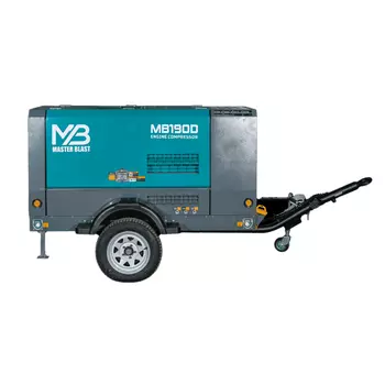 Винтовой дизельный компрессор Master Blast MB-190D-7 на шасси