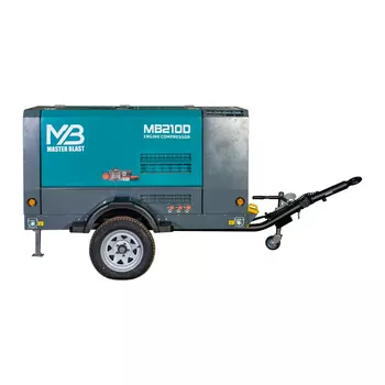Винтовой дизельный компрессор Master Blast MB-210D-10 на шасси