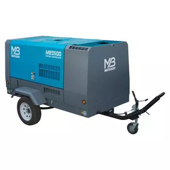 Винтовой дизельный компрессор Master Blast MB-550D-7 на шасси