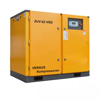 Винтовой компрессор ZUV – 22 VSD 13 бар прямой привод IP 54 D VERSUS Kompressoren