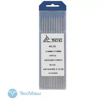 Вольфрамовый электрод синий WL20-175/2,0 (10 шт)