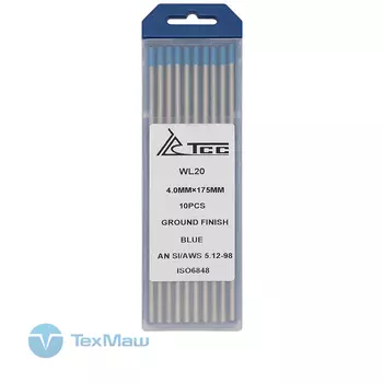 Вольфрамовый электрод синий WL20-175/4,0 (10 шт)
