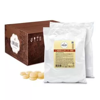 Amare шоколад белый, капли 20 мм