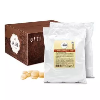 Amare шоколад белый "Либерия", капли 20 мм