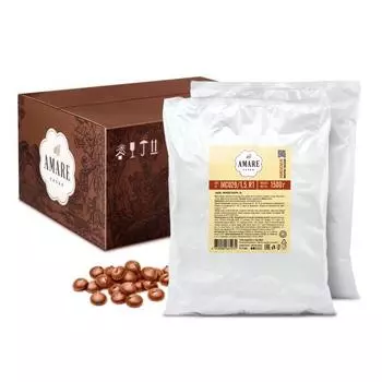 Amare жировая глазурь молочная "М", капли 5,5 мм