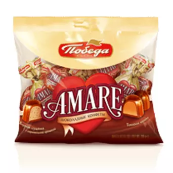 Конфеты "Два вида шоколадных конфет с начинкой "Aмаре"