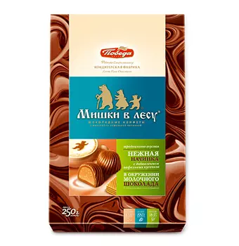 Конфеты шоколадные "Мишки в лесу"