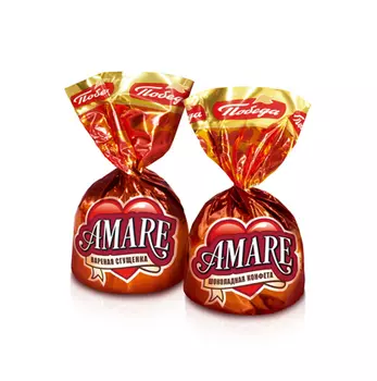 Конфеты шоколадные "Амаре" с начинкой со вкусом варёной сгущёнки и карамельной крошкой