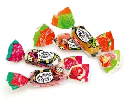 Мармелад жевательный "Шмелькино брюшко" микс желейных конфет (4 вкуса)