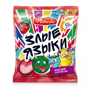 Мармелад жевательный "Злые языки"