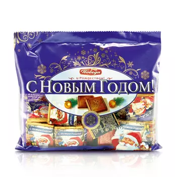 Мини-шоколад молочный "С Новым годом!"