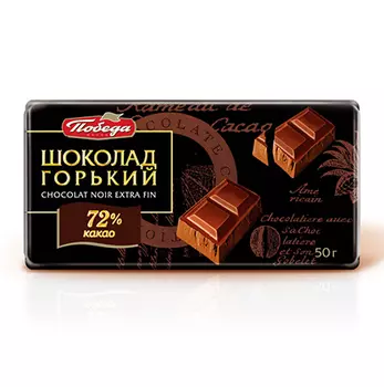 Шоколад "Горький 72% какао"