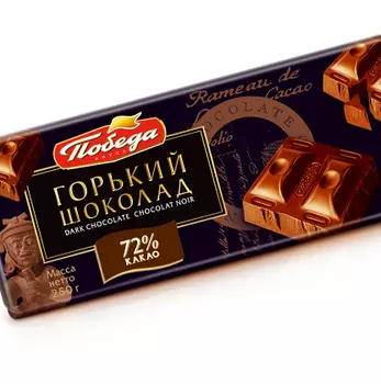 Шоколад "Горький 72% какао"