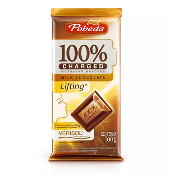 Шоколад "Молочный "Чаржед" "Лифтинг"