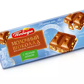Шоколад "Молочный с лесным орехом"