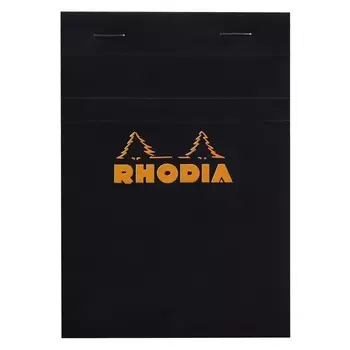 Блокнот Rhodia Basics №13 А6 клетка черный