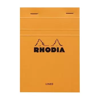 Блокнот Rhodia Basics №13 А6 линейка оранжевый