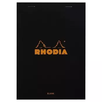 Блокнот Rhodia Basics №16 А5 без линовки черный