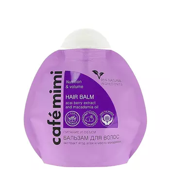 Бальзам для волос CAFE MIMI Питание и объем 100 мл
