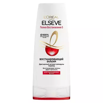 Бальзам-ополаскиватель для волос LOREAL ELSEVE ПОЛНОЕ ВОССТАНОВЛЕНИЕ 5 для поврежденных волос 400 мл