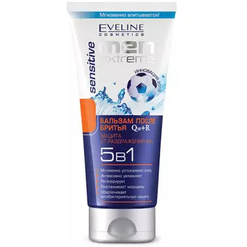 Бальзам после бритья EVELINE MEN EXTREME SENSITIVE 5 в 1 защита от раздражения 200 мл