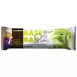 Батончик глазированный BASE BAR SLIM фисташка 40 г