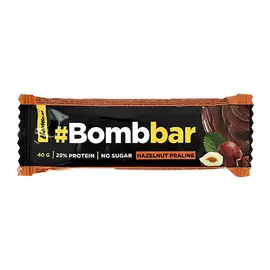 Батончик глазированный BOMBBAR Фундучное пралине 40 г