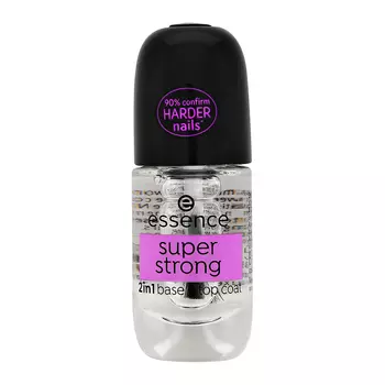 База и верхнее покрытие для ногтей ESSENCE SUPER STRONG 2IN1 BASE&TOP COAT 8 мл