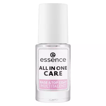 Базовое и верхнее покрытие для ногтей ESSENCE BASE &amp; TOP COAT MULTITALENT all in one care ухаживающее 8 мл