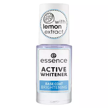 Базовое покрытие для ногтей ESSENCE BASE COAT BRIGHTENING active whitener отбеливающее 8 мл