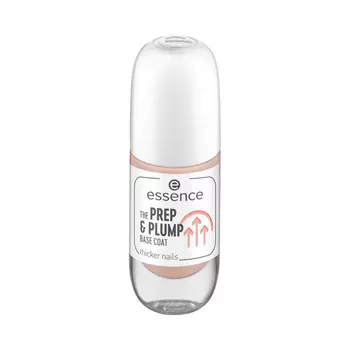 Базовое покрытие для ногтей ESSENCE THE PREP & PLUMP BASE COAT для утолщения тонких ногтей