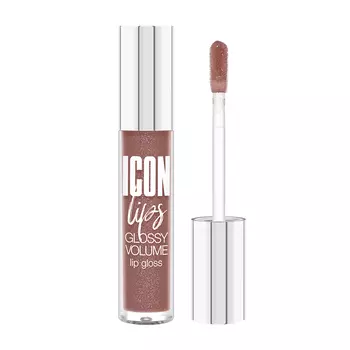 Блеск для губ LUXVISAGE ICON LIPS с эффектом объема и сияния тон 506 caramel beige
