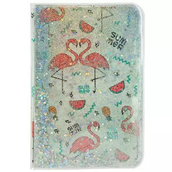 Блокнот FUN GLITTER Flamingo 10x15 см