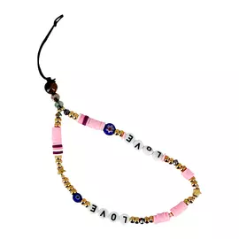 Брелок-шарм для телефона LADY PINK