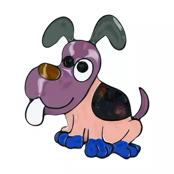 Брошь LADY PINK