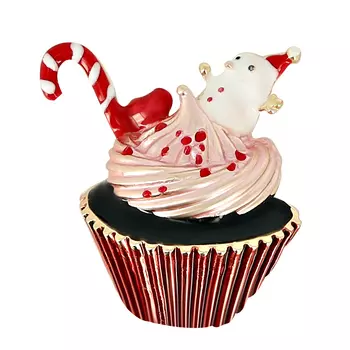 Брошь LADY PINK HAPPY NEW YEAR!