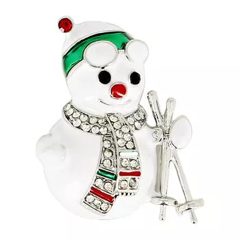 Брошь LADY PINK HAPPY NEW YEAR!